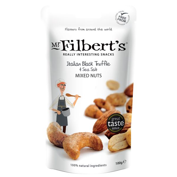 Mr. Filbert's Italien Black Truffle Mixed Nuts, 100g